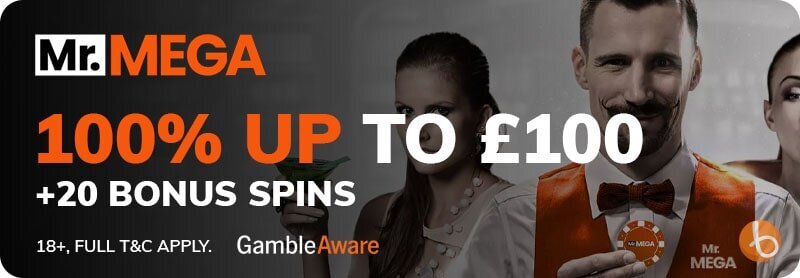 Mr Mega Casino welcome offer