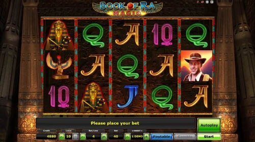 Book of Ra Magic slot screenshot