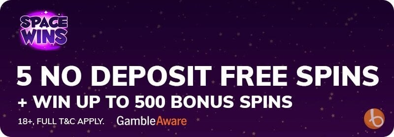 Space Wins welcome bonus