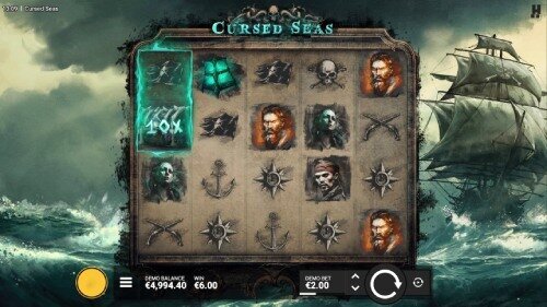 Cursed Seas slot game by Hacksaw