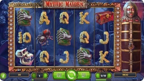 Mythic Maiden slot screenshot