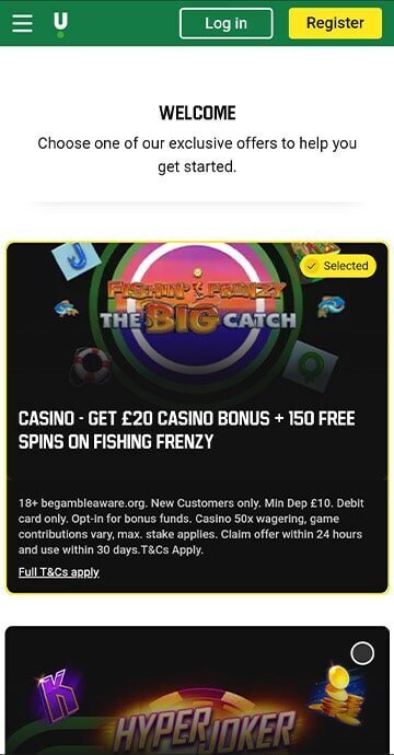 How to sign up to Unibet