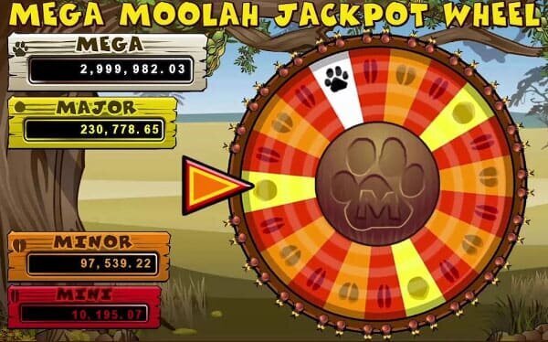 Mega Moolah Jackpot feature