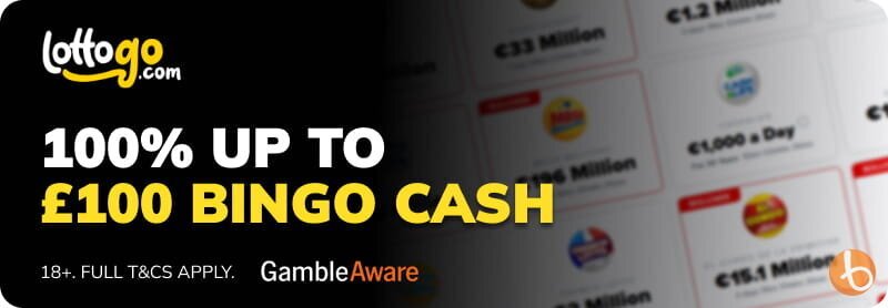 LottoGo bonus banner