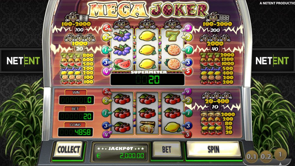 Screenshot of Mega Joker slot