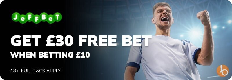 This is how the free bet offer from Jeffbet looks like.
