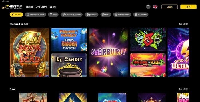HeySpin December 2025