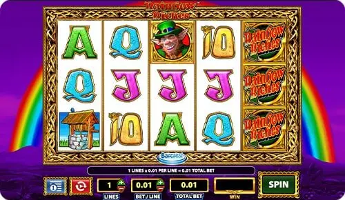 Screenshot of Rainbow Riches slot game