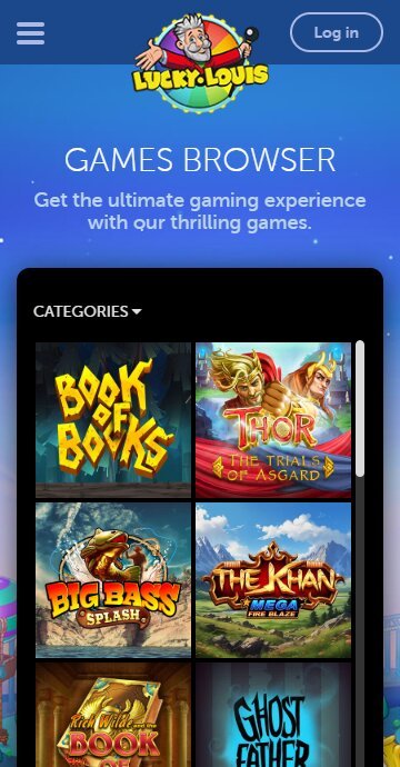 LuckyLouis games