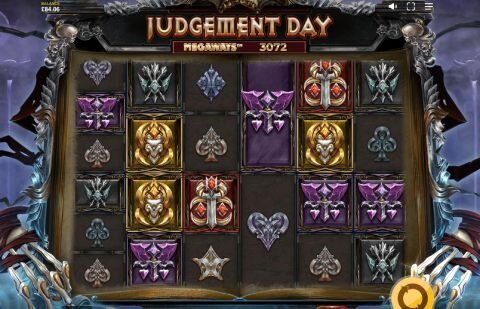 Gameplay screenshot of judgement day megaways