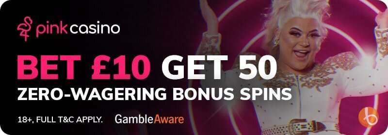 Pink Casino welcome offer