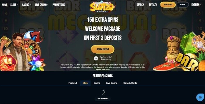 Slotzo casino in June 2020