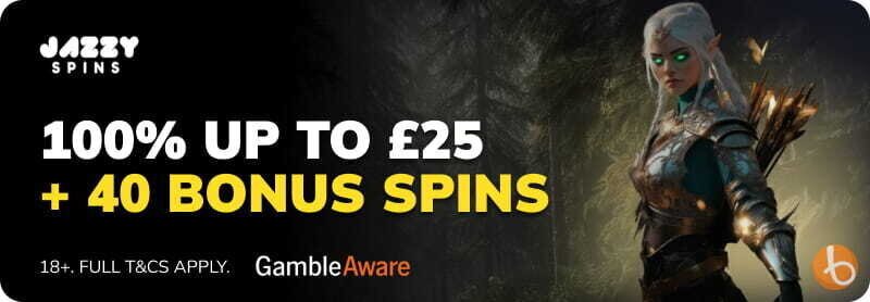 Jazzy spins bonus banner
