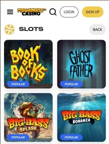 Megaways Casino mobile