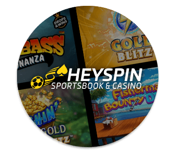 HeySpin casino logo circle