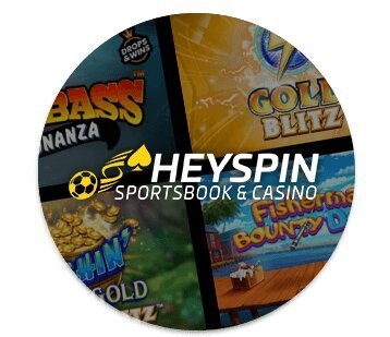 HeySpin Casino logo circle