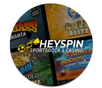 Ball logo for HeySpin