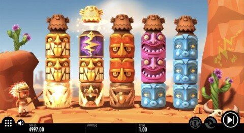 Turning Totems slot game by Thunderkick