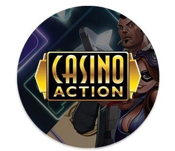 Casino Action logo circle