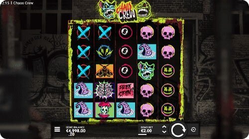 Chaos Crew online slot screenshot