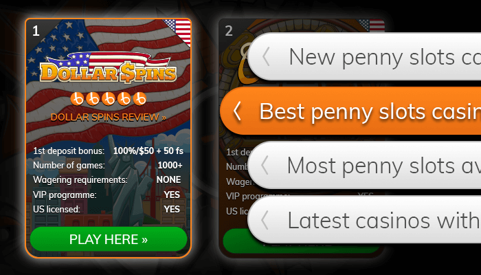 Find casinos with online penny slots