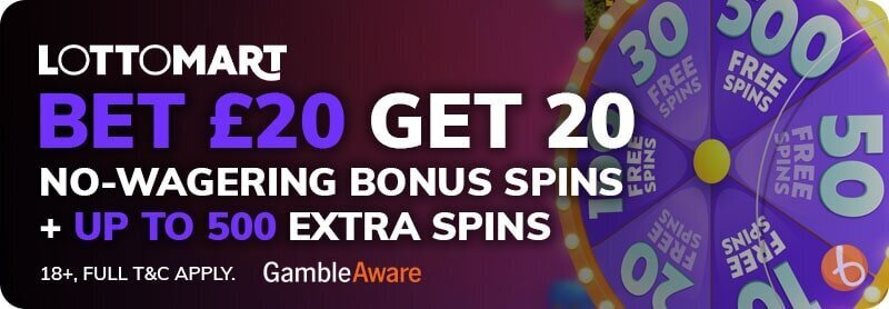 Lottomart welcome bonus