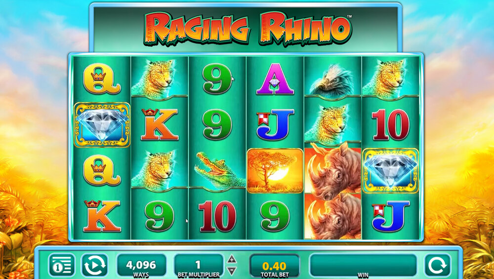 Best US slot Raging Rhino