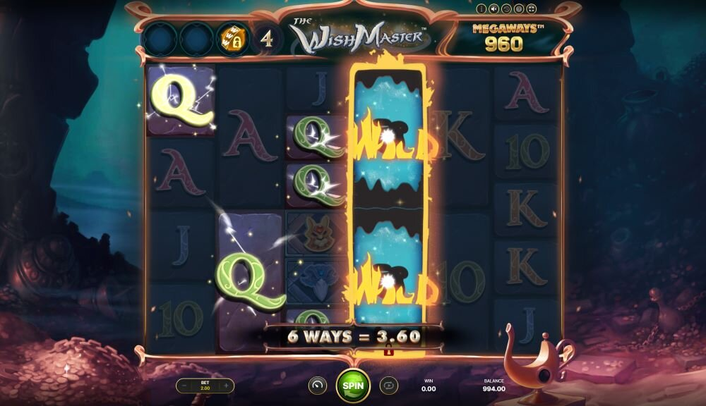 The WishMaster Megaways is one of the newest slots