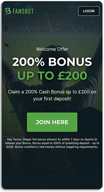 Fansbet sign up offer is available for all new players with a bonus code