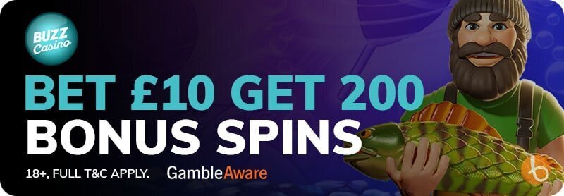 Welcome bonus from Buzz Casino