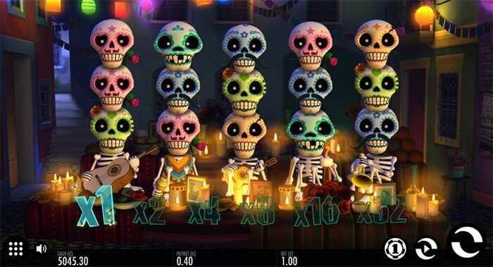 Esqueleto Explosivo slot screenshot