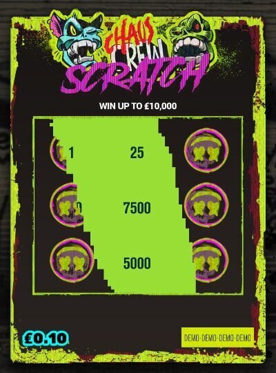 Chaos Crew scratch card