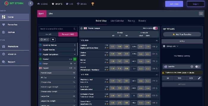 BetStorm in November 2025