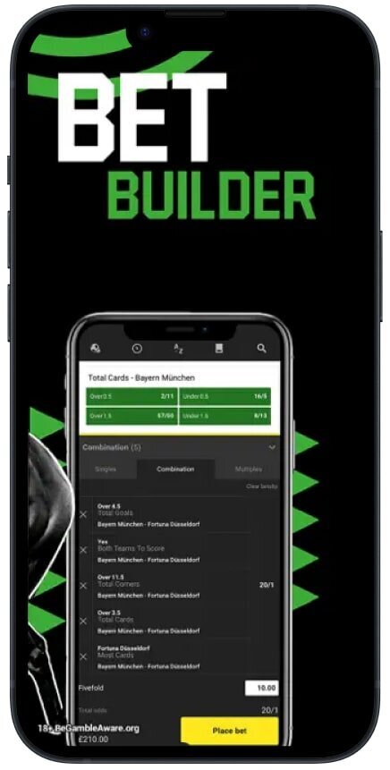 You can use Unibet betting app with Apple Pay