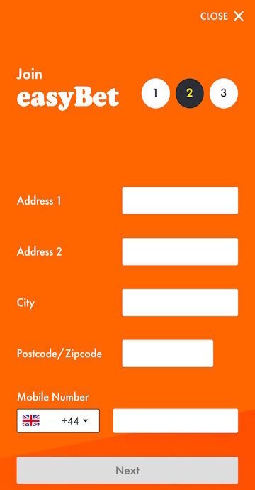 How to sign up to EasyBet