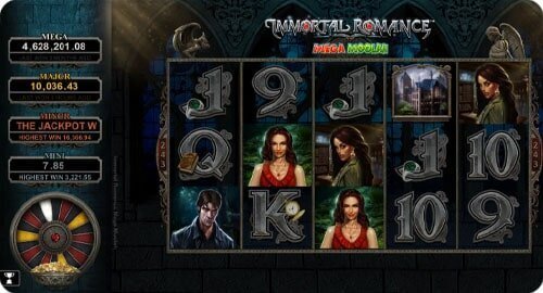 Immortal Romance Mega Moolah screenshot