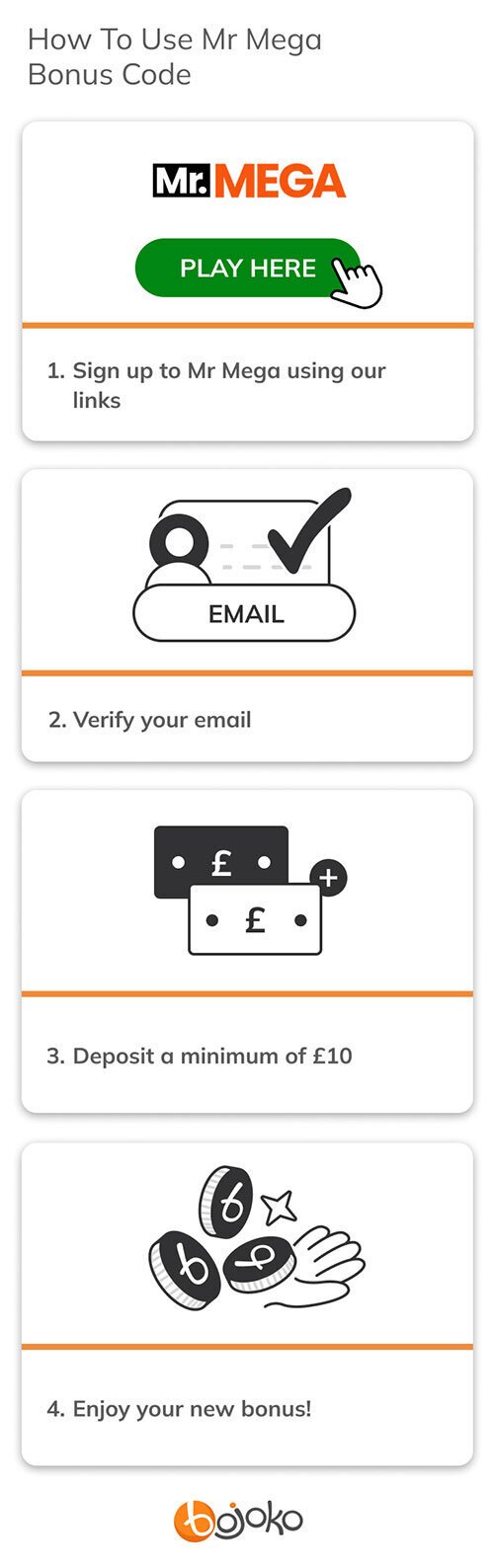 How To Use Mr Mega Bonus Code