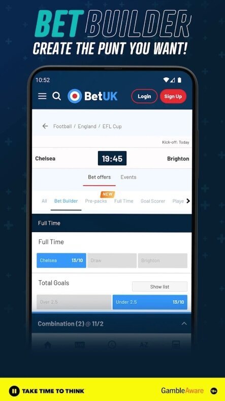 Bet UK app bet builder