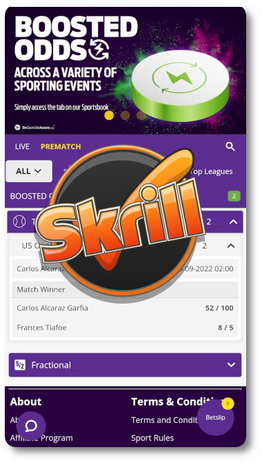 Hollywoodbets accepts skrill deposits