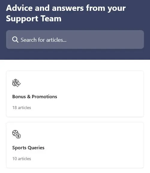 FAQ section at Betsuna