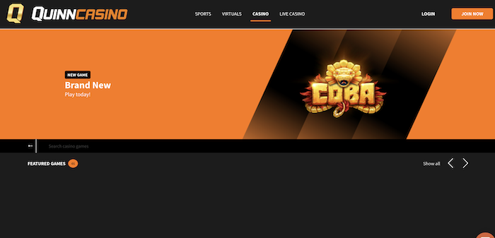 QuinnCasino in July 2022