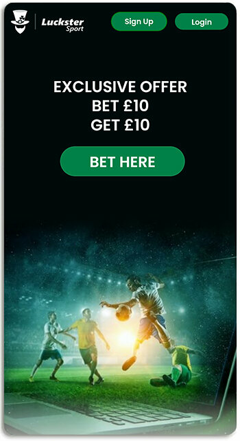 Luckster welcome offer is a free bet for new players