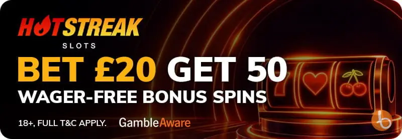 Hot Streak Casino welcome bonus offer