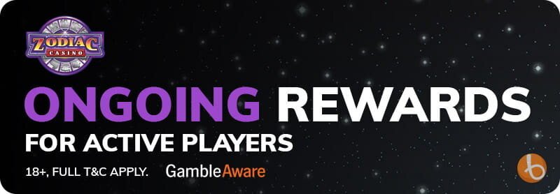 Zodiac Casino rewards