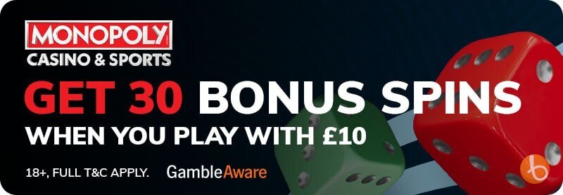 Monopoly Casino welcome offer