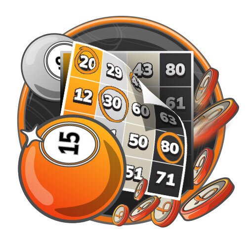 An illustration of 80-ball bingo game