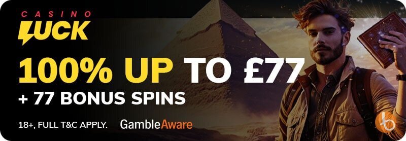 CasinoLuck welcome bonus offer