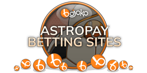 Astropay Betting Sites text with Bojoko branding