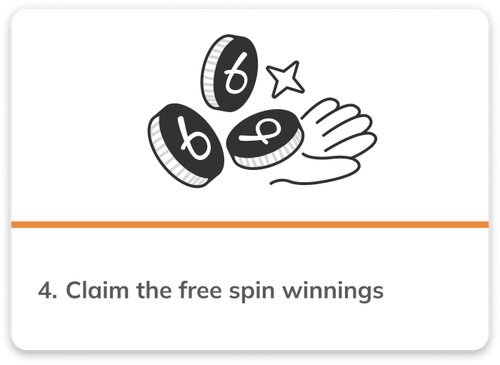 How do free spins work step 4