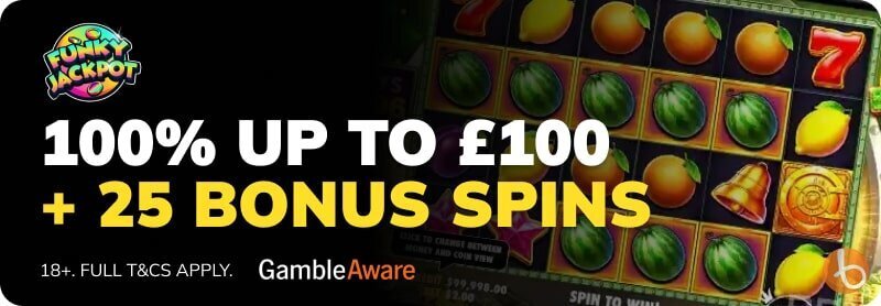 Funky Jackpot bonus banner